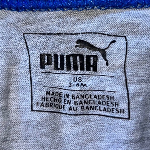 Lot of 3 PUMA Baby Boy’s Bodysuits Onesies Size 3-6 Months - Picture 2 of 2